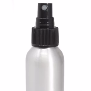100 - Ml - Aluminiumflasche mit Schwarzem Sprühverschluss