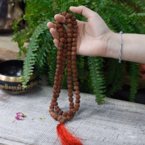 108 Rudraksha Mala - Brun