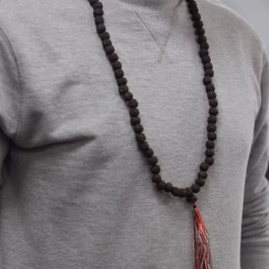 108 Rudraksha Mala - Donker