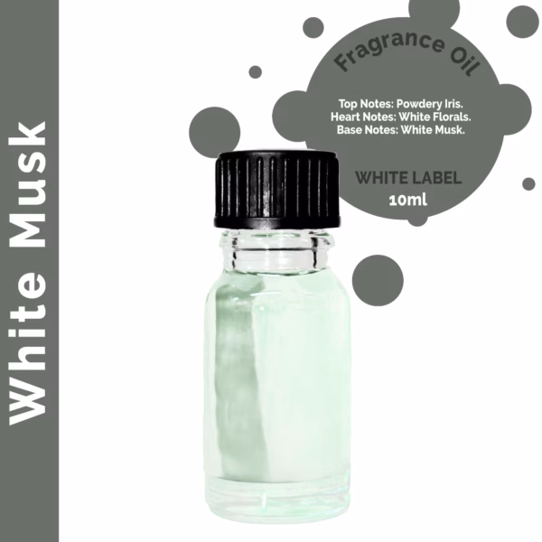 Musc Blanc - Huile Parfumée 10ml - Sans Etiquette