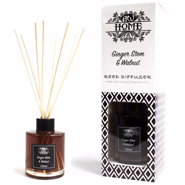 Difusor Aromático 120ml - Jengibre y Nuez