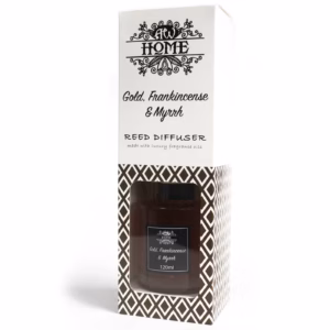 Diffuseur à Rotin - Or, Encens & Myrrhee 120ml