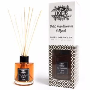 Diffuseur à Rotin - Or, Encens & Myrrhee 120ml