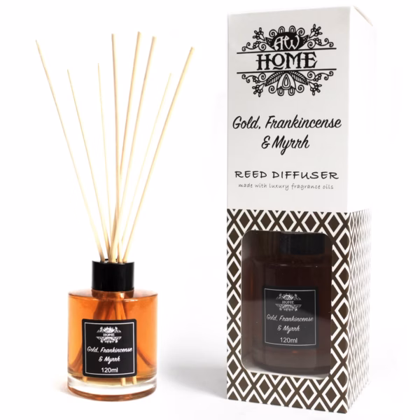 Diffuseur à Rotin - Or, Encens & Myrrhee 120ml