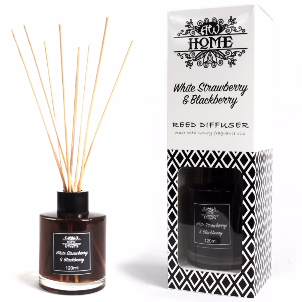 Reed Diffuser - White Strawberry & Blackberry - 120ml
