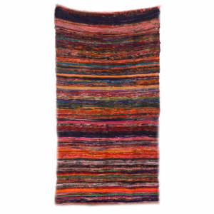 Alfombra de Trapo de Lujo de 150x90cm - Rojo