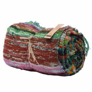 Indiase Recycled Tapijt - Groen - 151x90cm