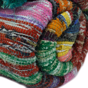 Indiase Recycled Tapijt - Groen - 151x90cm