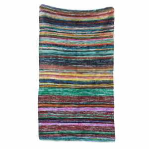 Indiase Recycled Tapijt - Groen - 151x90cm