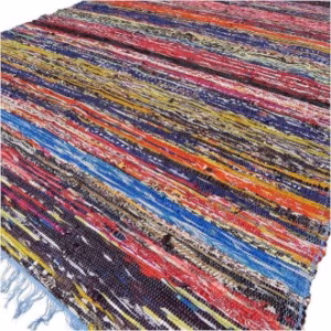 Lyxtrasmatta - Blå - 153x90cm