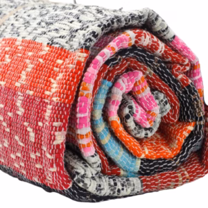 156 x 90cm Ultra Luxury Rag Rug - Natural