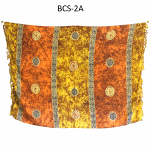 1x Bali Celtic Sarongs - Lucky Coins - 4 Assorted Colours