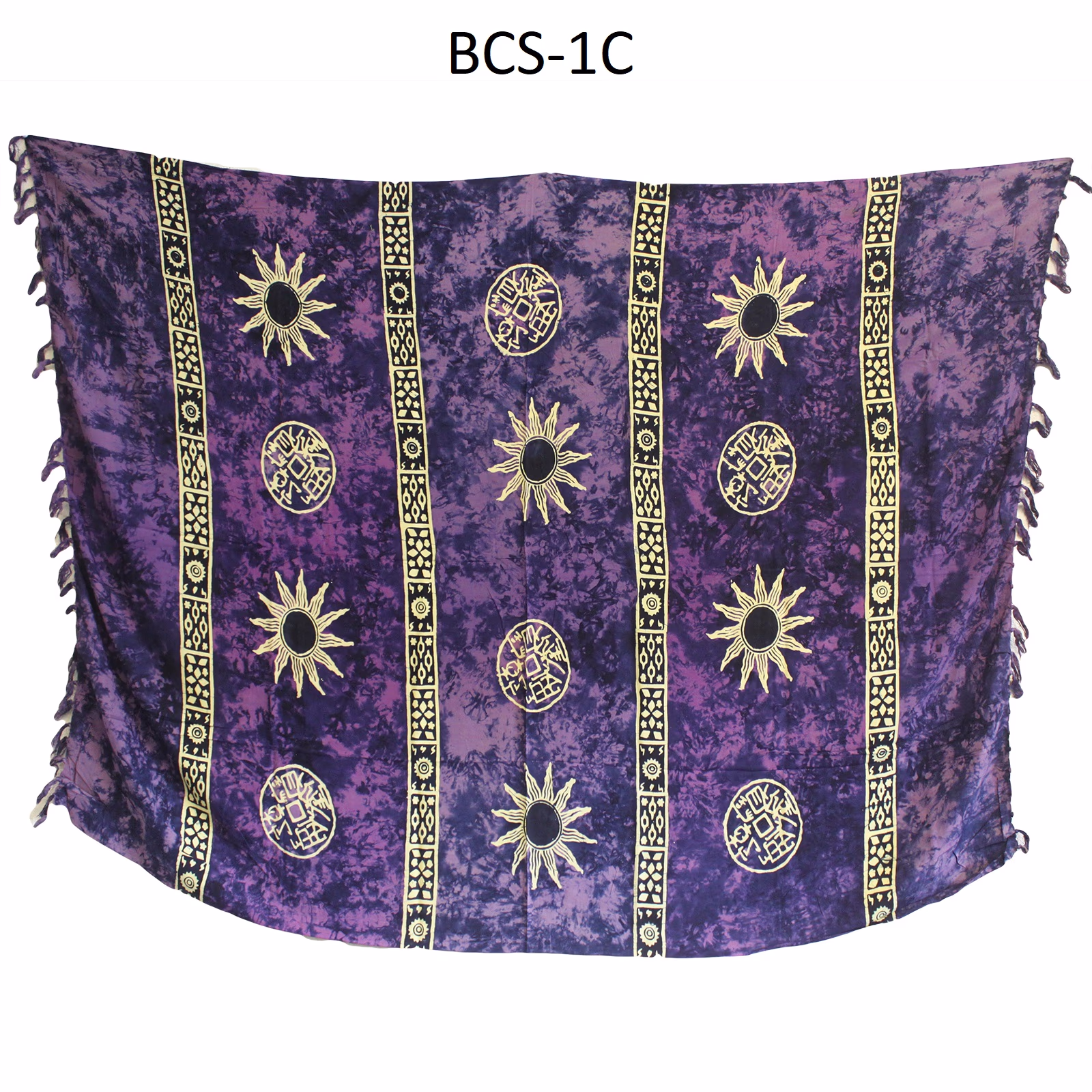 1x Bali Celtic Sarongs - Sun Symbols (4 Assorted Colours) 3 1X Bali Celtic Sarongs - Sun Symbols (4 Assorted Colours)