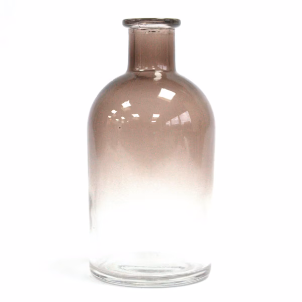 Flacon Diffuseur Antique Rond - Charbon - Sans Bouchon - 250ml