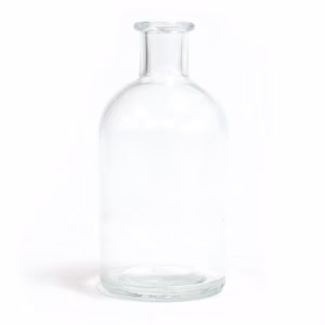 Flacon Diffuseur Antique Rond - Transparente - Sans Bouchon - 250ml