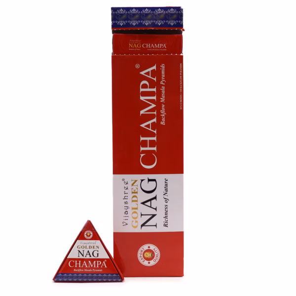 Jumbo Golden Nag - Champa Backflow Räucherkegel - 42g