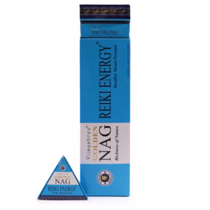 Jumbo Golden Nag - Reiki Energy Back Flow Røgelseskegler - 42g
