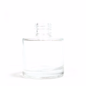 Bouteille Diffuseur Ronde - Transparente - Sans Bouchon - 50ml