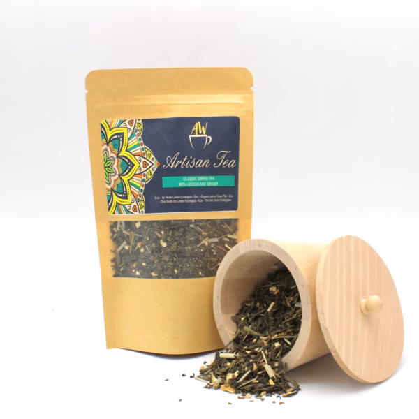 Thé Vert Classique au Citron et au Gingembre Bio