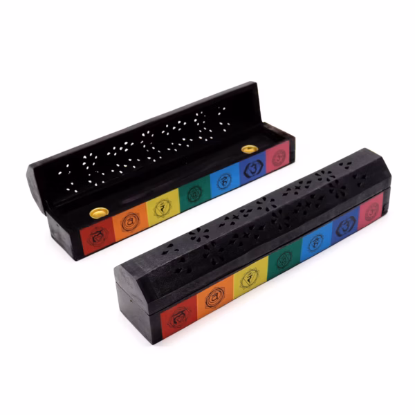 Caja Quemador de Incienso - 7 Chakras