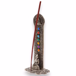 7 Chakra Toren Boeddha Wierookhouder 16x6x7cm