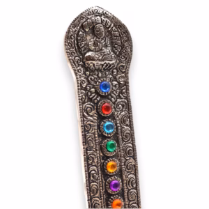 7 Chakra Toren Boeddha Wierookhouder 16x6x7cm