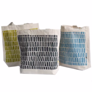 Katoenen Tas - All Over Design - 4x Mixed Ontwerp