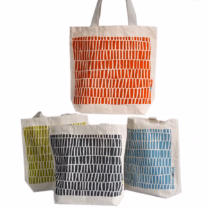 Katoenen Tas - All Over Design - 4x Mixed Ontwerp