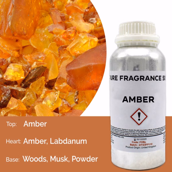 Ambre - Huile de Parfum Pure 500ml
