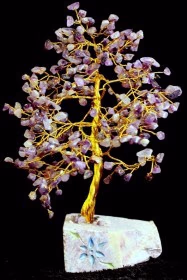 Indiase Edelstenen Boom - Amethist - 320 Stenen