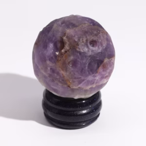 Ametyst - Planet auf Einem Sola - Goldstone - Ständer - 40mm - Ständer 30x15mm