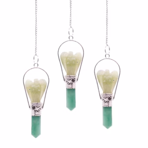 Pendules Ange - Aventurine Verte