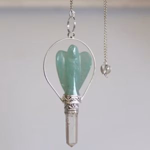 Pendules Ange - Aventurine Verte