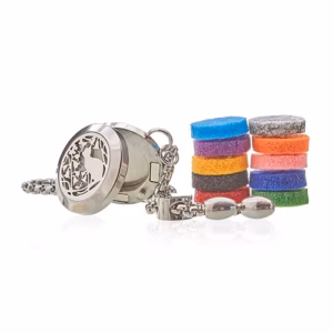 Aromadiffuser Armband - Kat en Bloemen - 20mm