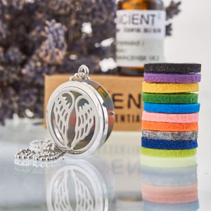 Collares Difusores de Aromaterapia 30mm - Alas de Angel