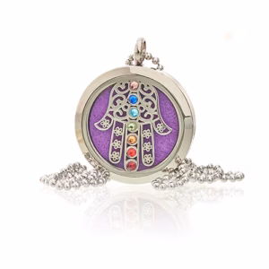 Aromaterapi Halsband - Hamsa Chakra - 30mm