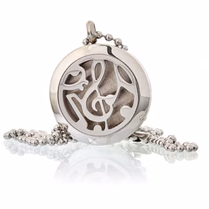 Collares Difusores de Aromaterapia 25mm - Nota Musical