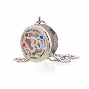 Smykkehalskjede med Aromaterapi - Om Chakra - 30mm