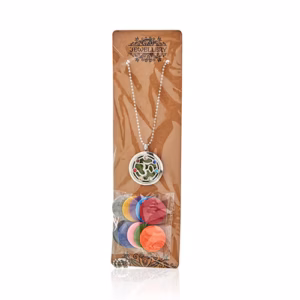 Smykkehalskjede med Aromaterapi - Om Chakra - 30mm