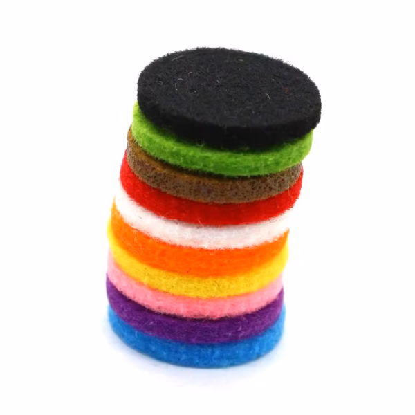 Aromaterapi - Smykkehalskæde Genanvendelig Refill - Pad - 30mm