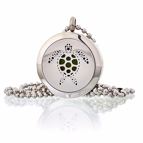 Collier Diffuseur Aromathérapie - Tortue 25mm