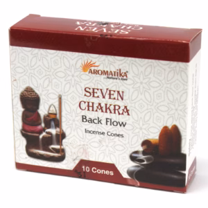 Aromatica Tilbakestrømning Røkelseskjegler - 7 Charkras