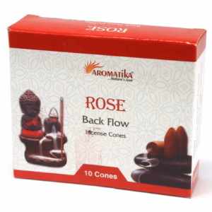 Aromatica Tilbageløb Røgelseskegler - Rose