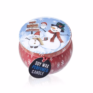 Sojawas Kaars in Decoratief Blik - Gekruide Sinaasappel - 120gr