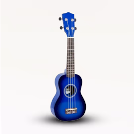 Artisan Made Ukulele - Blue Sunburst Sunburst Finish - 4 String