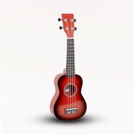Artisan Made Ukulele - Natural Sunburst Finish - 4 String