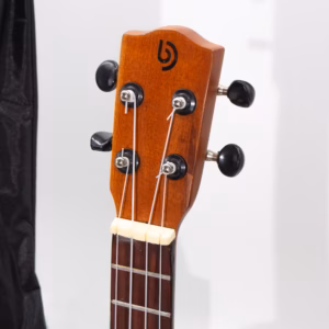 Handgjord Ukulele - Orange med Gradienteffekt - 4 strängar