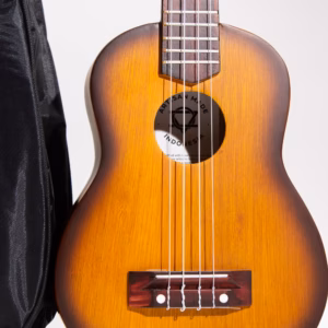 Handgjord Ukulele - Orange med Gradienteffekt - 4 strängar