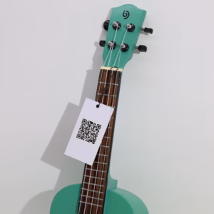 Handgjord Ukulele - Orange med Gradienteffekt - 4 strängar
