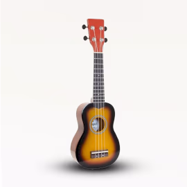 Artisan Made Ukulele - Orange Sunburst Finish - 4 String